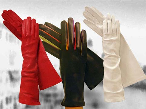 Women's Silk Lined Leather Gloves