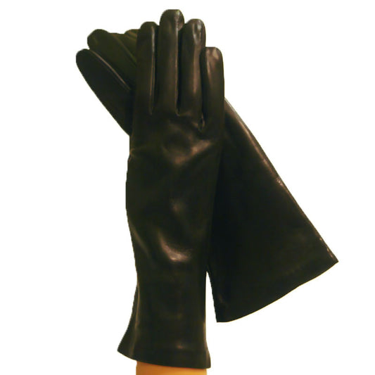 Alpo Guanti Women's Italian Super Soft Deerskin Gloves Lined in Pure Silk –