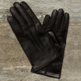 Men's Leather Dress Gloves, Cashmere lined, Black, Brown, Black, Grey ...